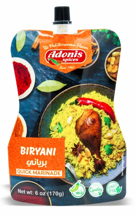 Adonis Biryani Marinade Pouch 10x6