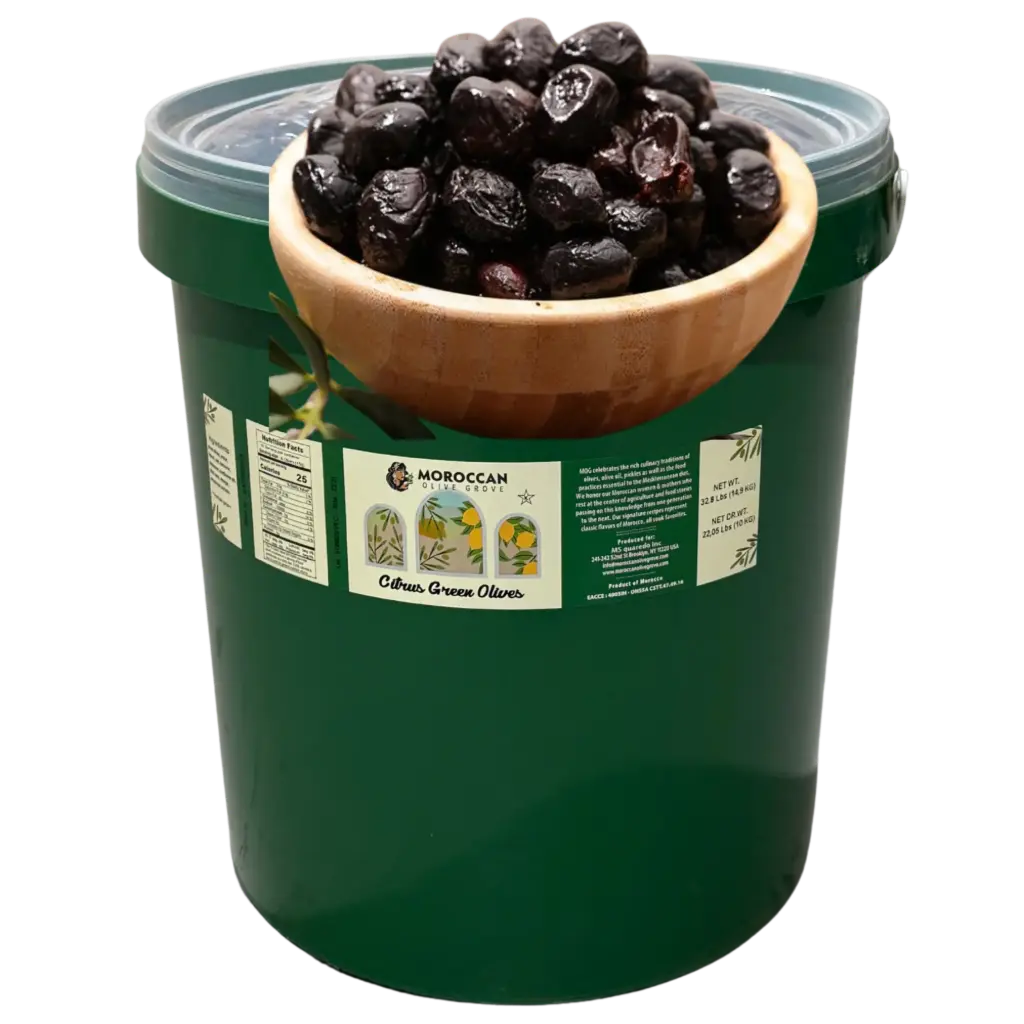 Whole Oil Cured Olives 10X1KG
