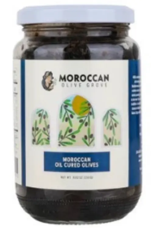 Oil Cured Moroccan Olives 26.28oz.