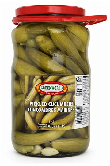 Cucumbers Pickles Arabic Style 6X1.6L