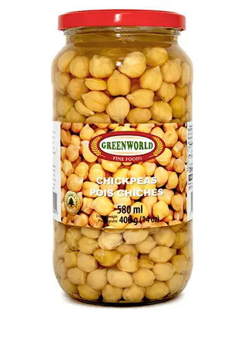 Chick Peas Whole Jar (GW) 12X570mL