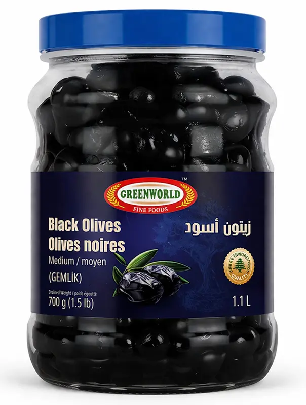 Black Olives Gemlic Medium GW 6X700G