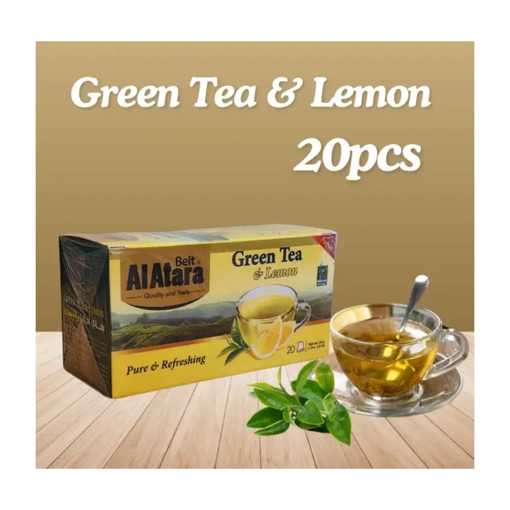 Alatara Green Tea w/Lemon 12x20x2g