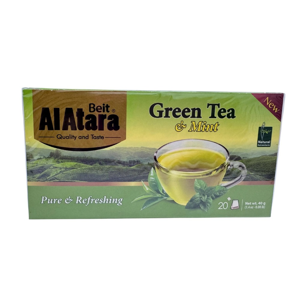 Alatara Green Tea & Mint Tea 12x20x2g