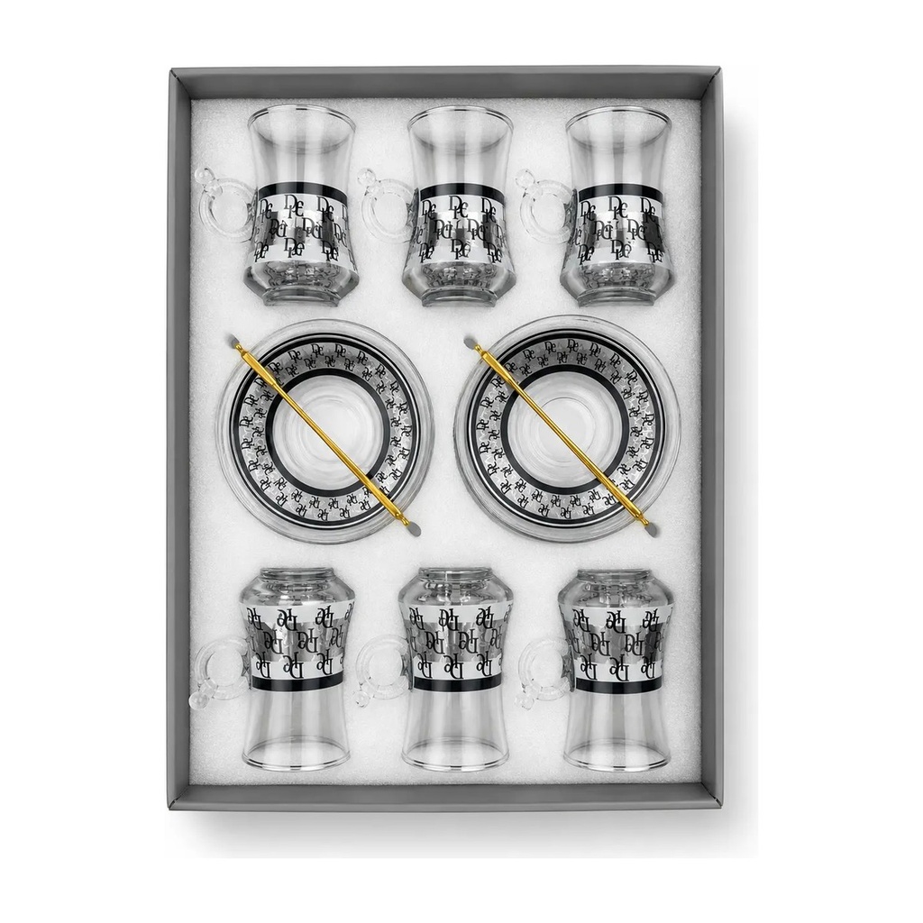 Tea Cups Set w/Saucers (Set of 6)
