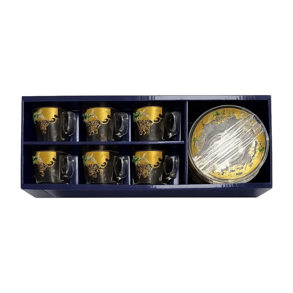 Golden Vine Tea Cup, Set of 6