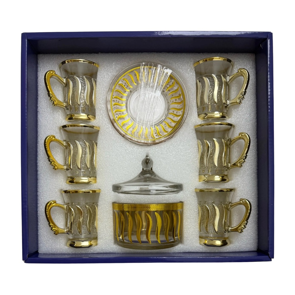 Golden Crest Tea Cup, Set of 6