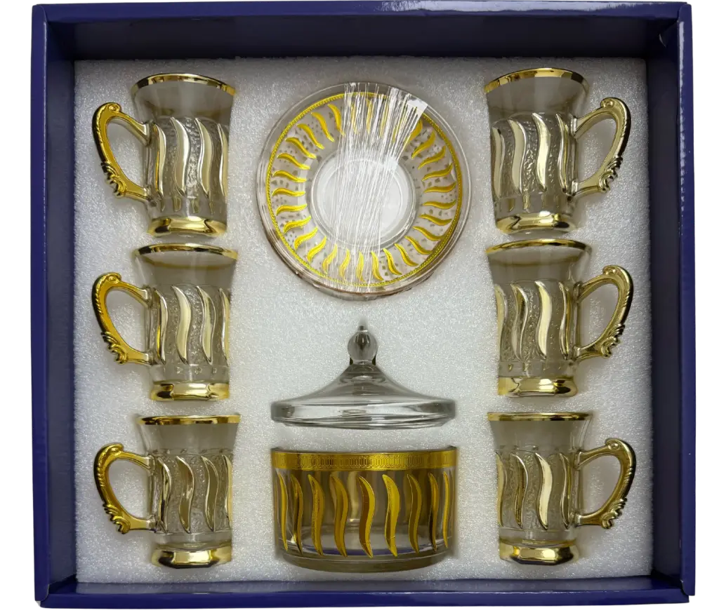 Golden Crest Tea Cup, Set of 6