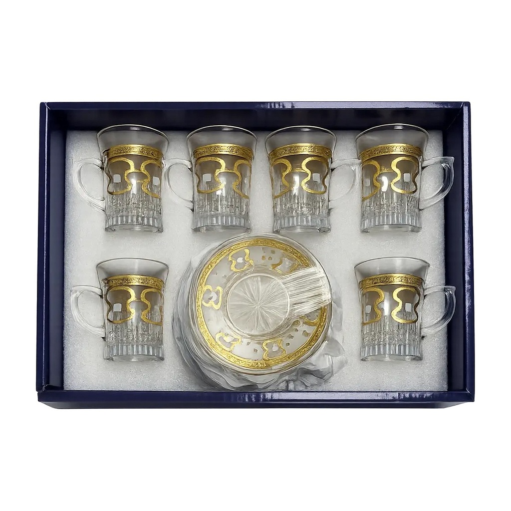 Golden Crest Tea Cup, Set of 6
