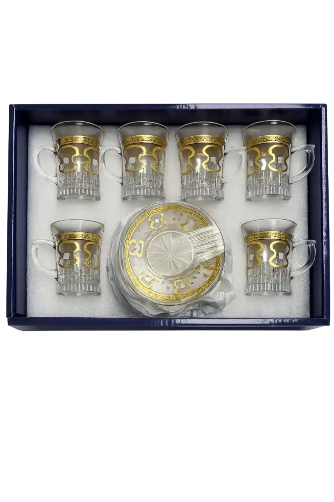 Golden Crest Tea Cup, Set of 6