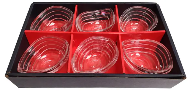 Crystal Serving Bowls  6Pcs (Phoenix)