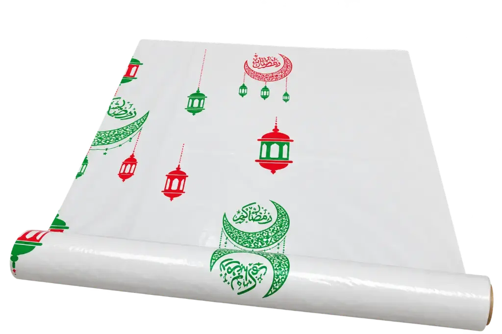 Table Cover (Ramadan Kareem) (Lara) 15 Roll - 25Pcs