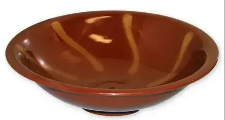 Fava Beans Plate Pottery [Large] 1box 24PCS