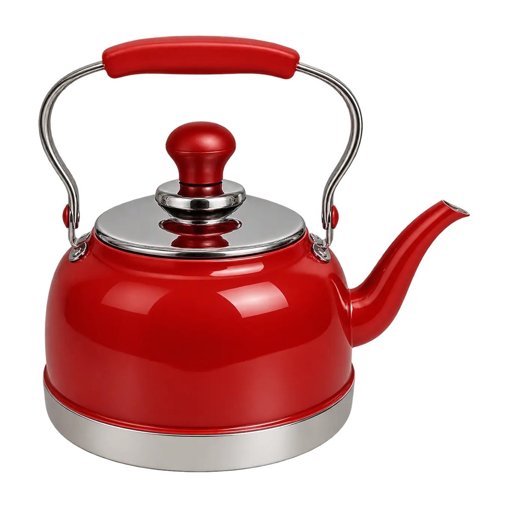 Tea Pot Stainless - Red 2L