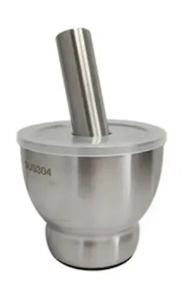Garlic Mortar & Pounder Stainless 2Pcs 10cm