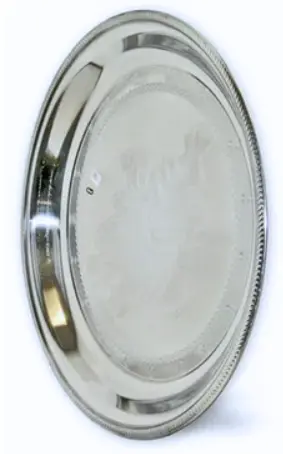 Tray Stainless Steel (Round)  1Pcs #65CM