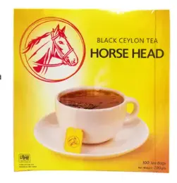 Horse Tea Black Bags  24x100x2g