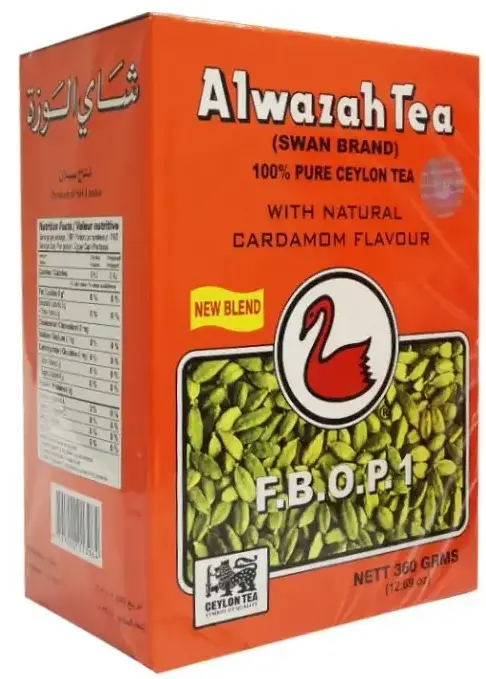 Alwazah Tea Loose With Cardamon 20x360g
