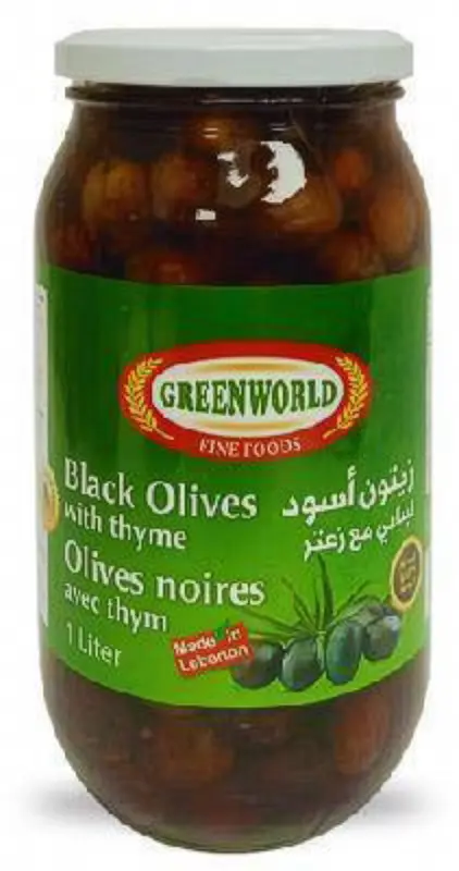 Black Olives w/Zaatar  (GW) 12x1 LT