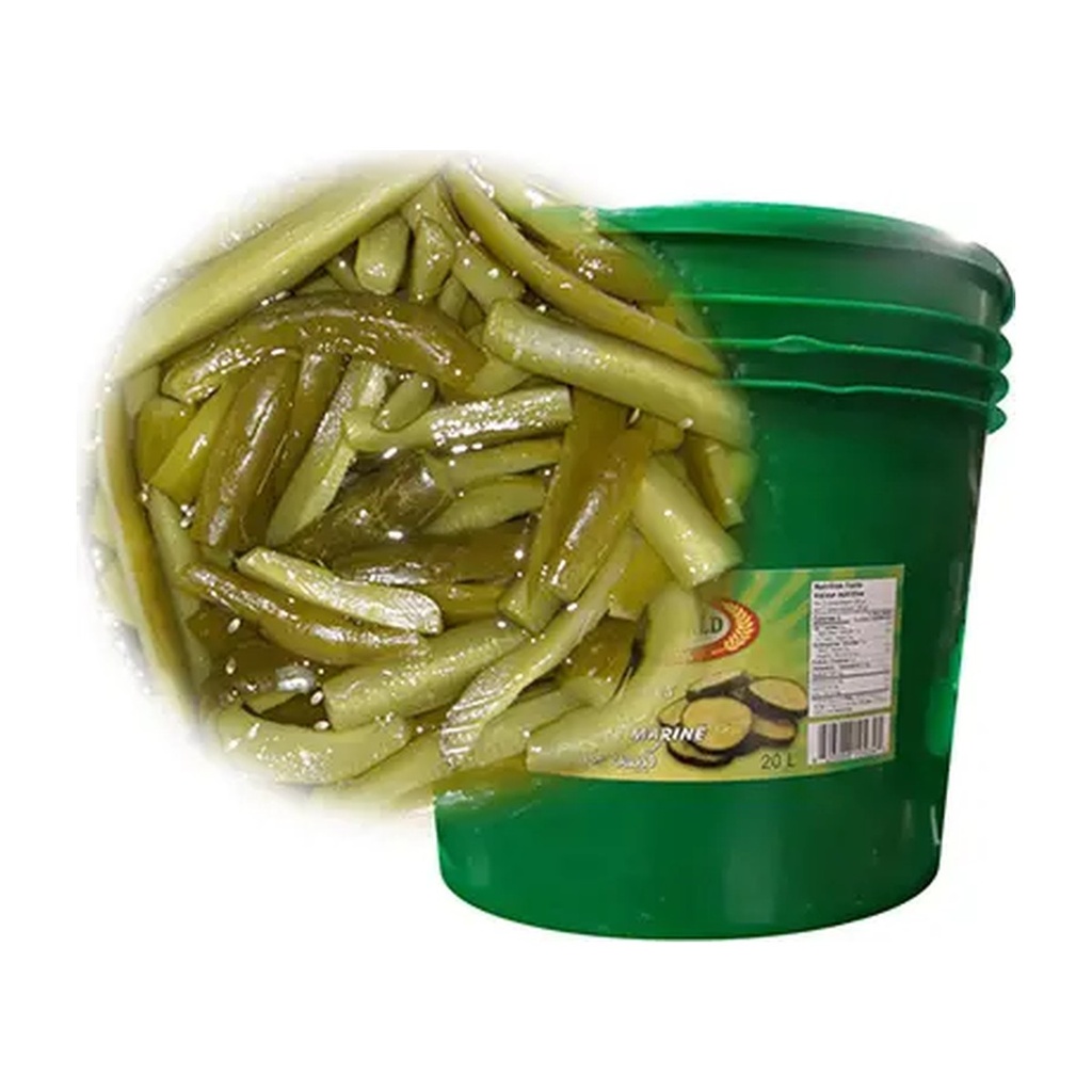 Cucumber Pickled Slices (Lebanese) (GW) 10Kg