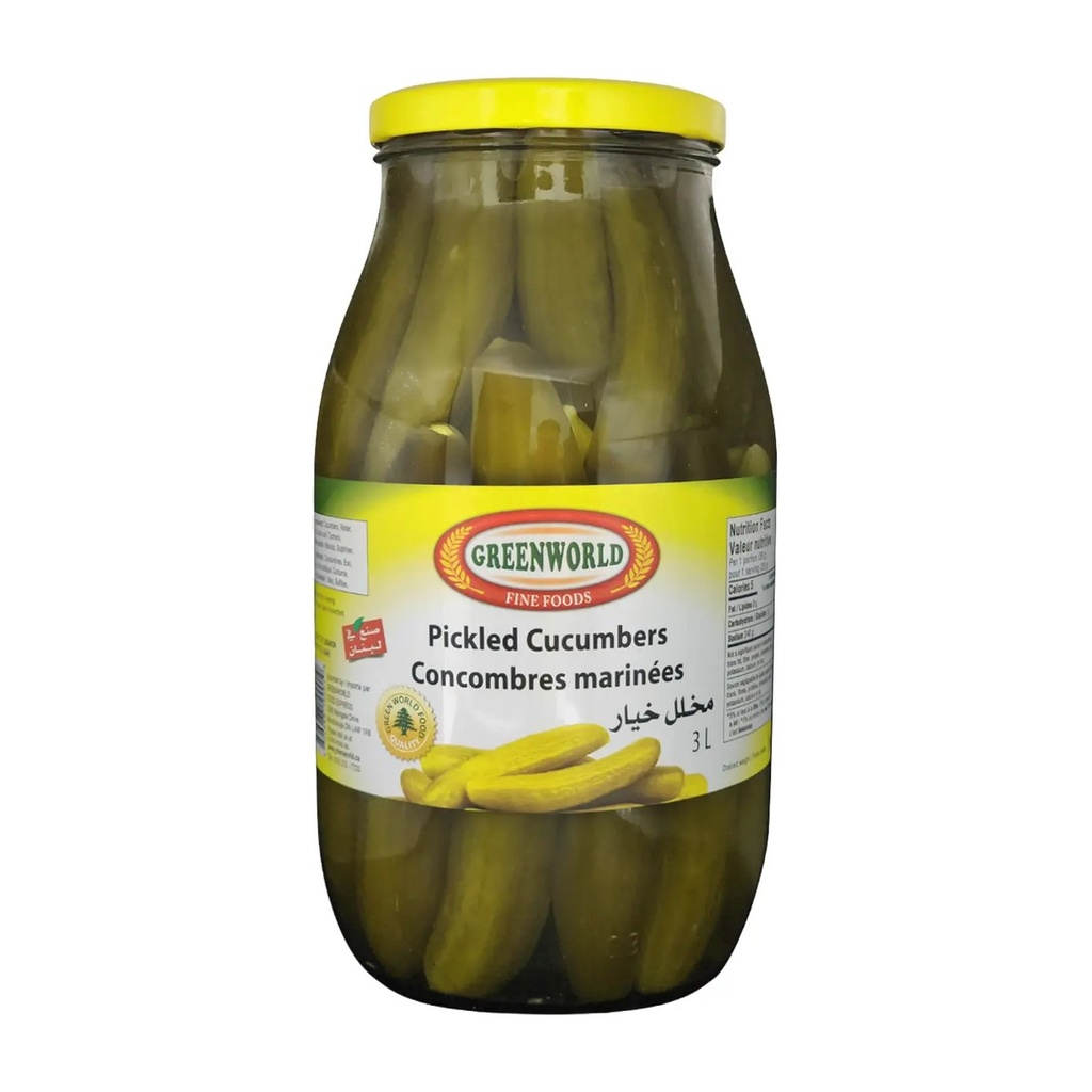 Cucumber Pickled Fresh GW 4x3L (Lebanese)