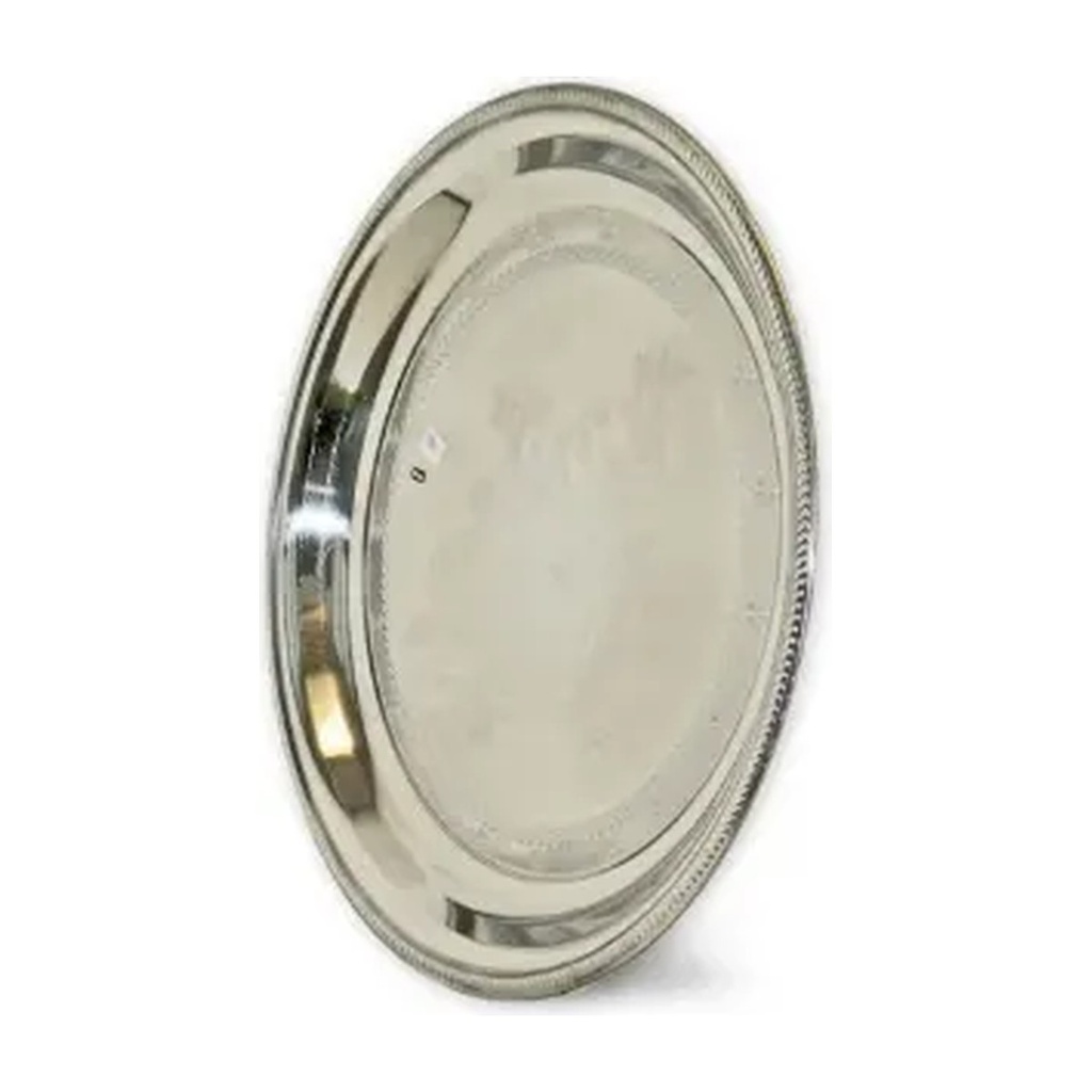 Tray Stainless Steel (Round)  1Pc - 80CM 