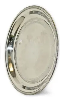 Tray Stainless Steel (Round)  1Pc - 80CM 