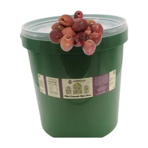 [000126] Kalamata Black Pitted Olives 16L (10kg)