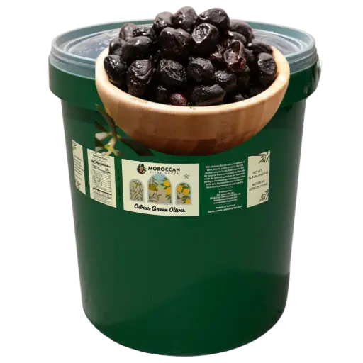 [000412] Whole Oil Cured Olives 10X1KG