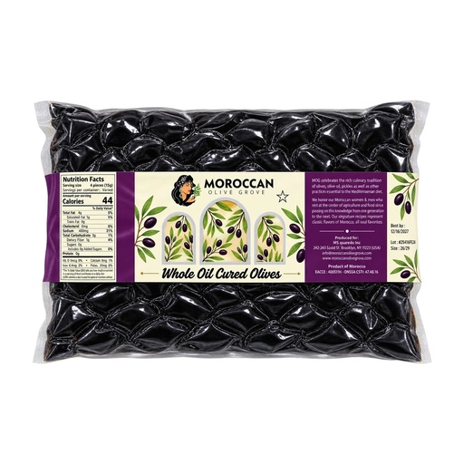 [000150] Whole Oil Cured Olives 10x1KG