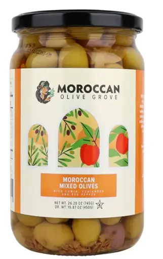 [000139] Moroccan Mix Olives 26.28oz