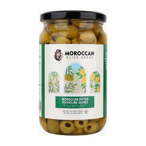 [000143] Moroccan Picholine Olives 8x26.24oz