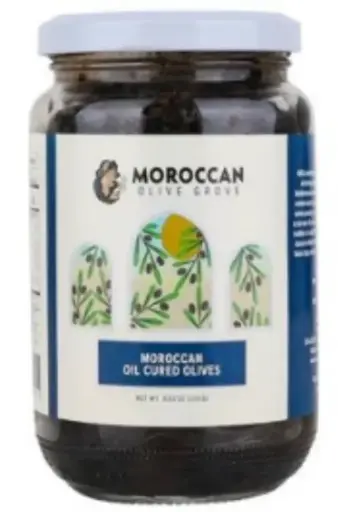 [000414] Oil Cured Moroccan Olives 26.28oz.