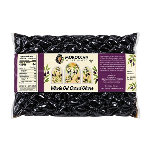 [000151] Whole Oil Cured Olives 5x2kg