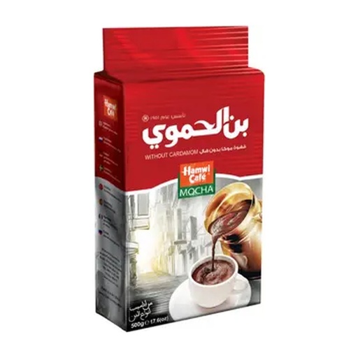 [112708] Hamawi Cafe Mocha Plain Red 12x450g