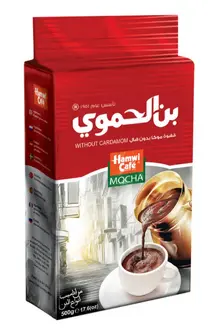 [112708] Hamawi Cafe Mocha Plain Red 12x450g