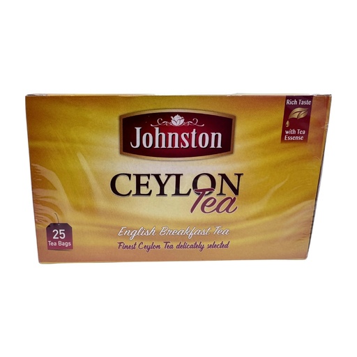 [113801]  Johnston Black Ceylon Tea 12x20x2g