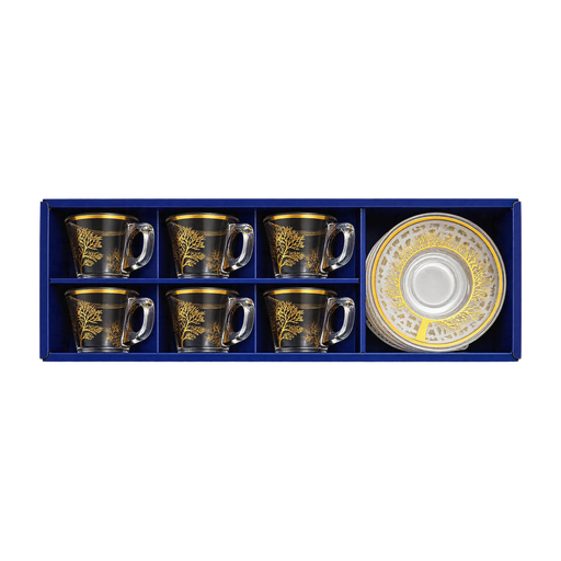 [918522] Golden Tree Tea Cup, Set of 6