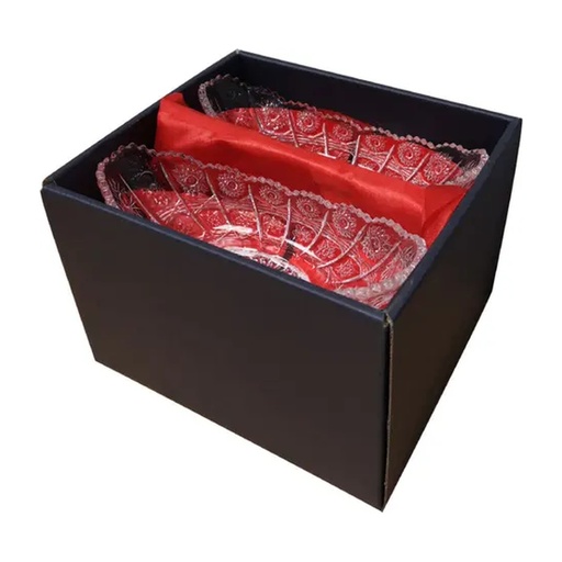 [922055] Crystal Plate (Oval) 6Pcs  (Phoenix)