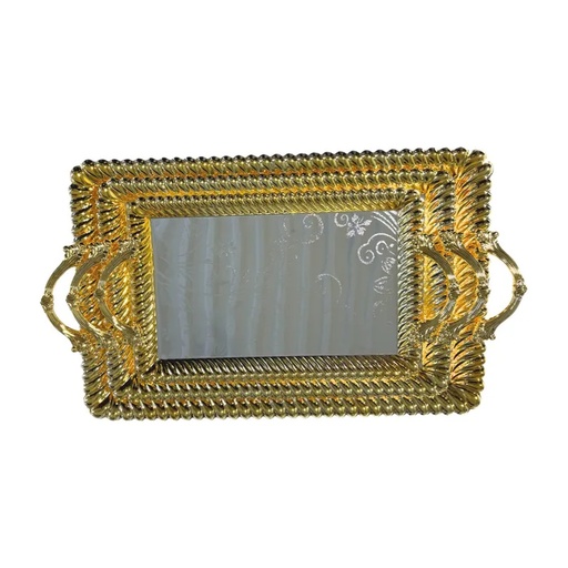 [919321] Tray Stainless 3Pcs - (T1782) Silver 