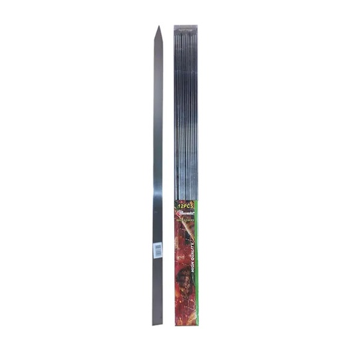 [916269] BBQ Skewers Stainless for Kafta 12pcs
