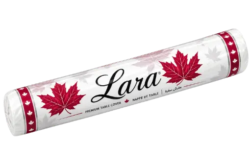 [917075] Table Cover (Lara) (RED) 15 Roll - 25Pcs