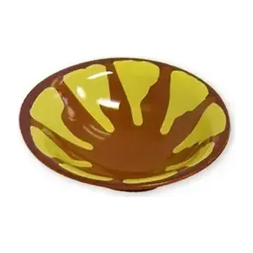 [909148] Fava Beans Plate Melamine [Small Size] 12PCS