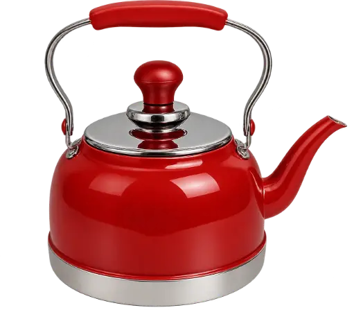 [905539] Tea Pot Stainless - Red 2L