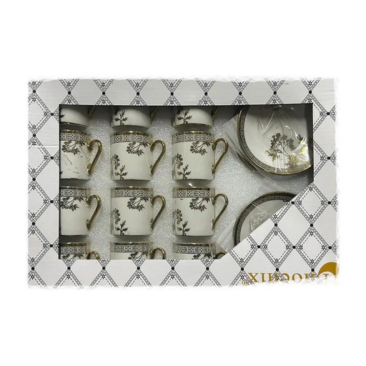 [903245] Coffee Cups and Saucers Set 12+12pcs