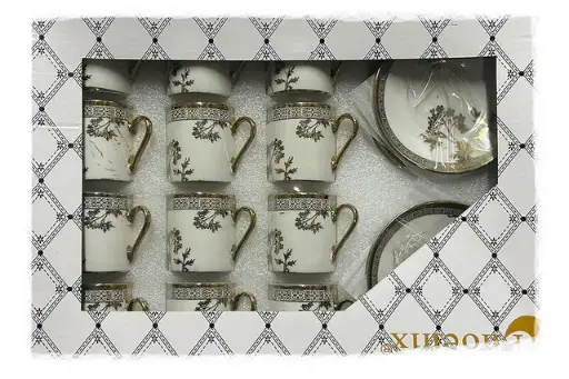 [903245] Coffee Cups and Saucers Set 12+12pcs
