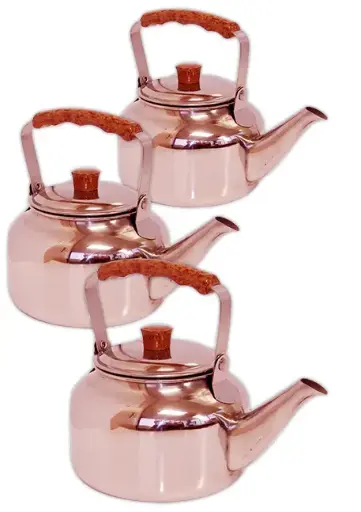 [901586] Tea Pots Set of 3 - Rose Gold