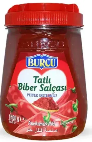 [225224] Pepper Paste Mild Red [Burcu] Plastic Jar 6x1600g