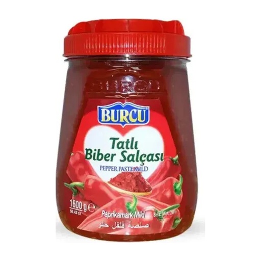 [225224] Pepper Paste Mild Red [Burcu] Plastic Jar 6x1600g