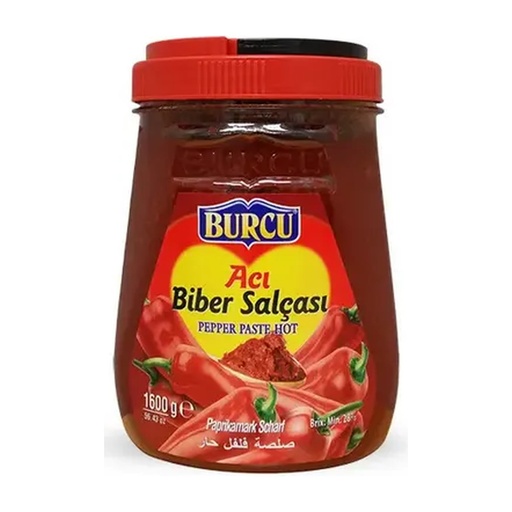 [225217] Pepper Paste Hot In Plastic Jar (Burcu) 6x1600G